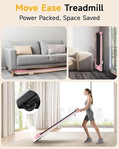 Walking Pad with Incline,Treadmill Pad 2.5 HP Quiet Under Desk Treadmills 8% Incline,330 lb Capacity Portable Walking Pad for Home and Office Walking thumbnail 4
