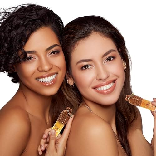2PCS Honey Hydrating Lip Oil,Portable Key Chain Cute Lip Gloss,honey essence lip oil,Long-Lasting Moisture,Lip Gloss Flavoring Oil With Vitamin E Moisturized Shiny Lips for Girls thumbnail 7