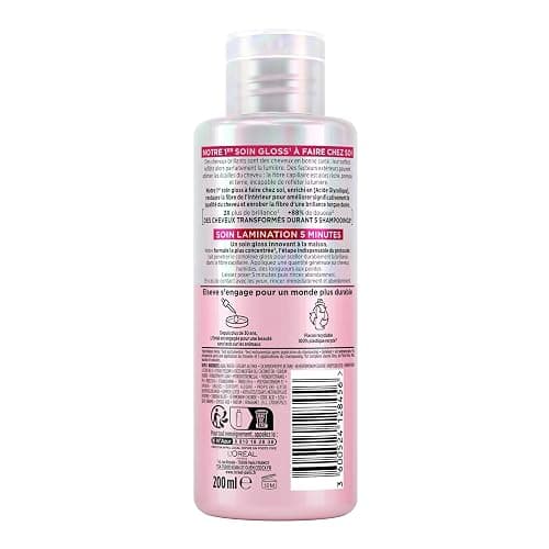 L'Oréal Paris - Protocole Soin Gloss Brillance Miroir - Pour Cheveux Ternes - Enrichi en Acide Glycolique - Sans Sulfates - Elseve Glycolic Gloss Ultimate - 3 Produits thumbnail 9