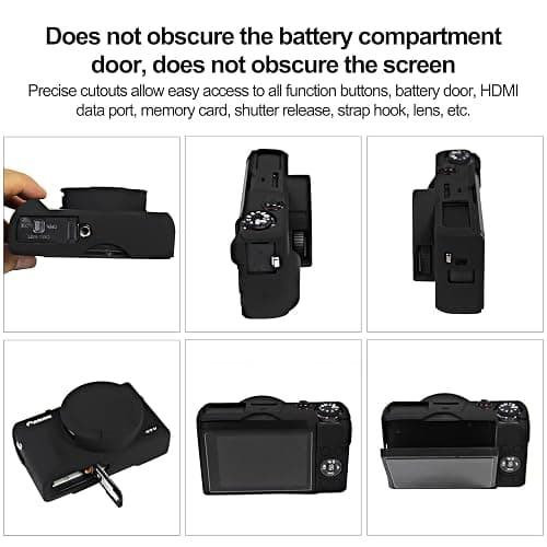 Easy Hood Camera Case Cover for Canon Powershot G7X Mark III Camera(Black) thumbnail 5