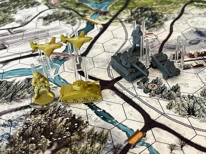 Aces & Armor, WWII War Miniatures Strategy Board Game, Ages 14+, 1-4 Players, 1-2 Hours Playing Time thumbnail 2