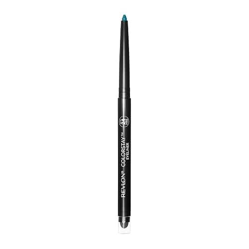 Revlon ColorStay Pencil Waterproof Eyeliner, Smudge-Proof, Eye Makeup with Built-In Sharpener, Packaging May Vary, 210 Teal, 0.01 oz thumbnail 2