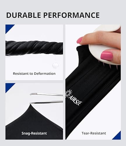 AIRSEE Premium UPF 50+ UV Protection Gloves for Gel Manicures - Fingerless Design for Professional Solon & Home Use, Anti UVA/UVB, Breathable Cool Tech Gloves for UV Lamp & Sun Protection (Black) thumbnail 6