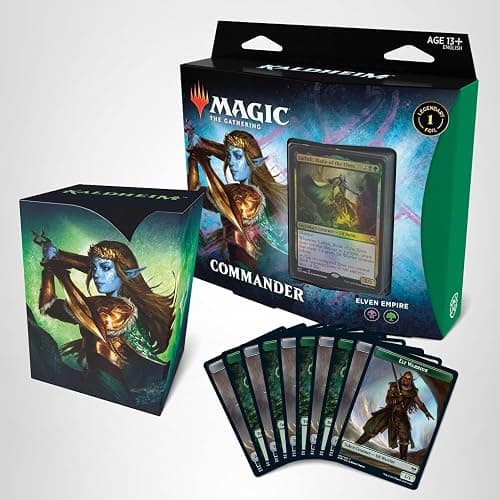 Magic The Gathering Kaldheim Commander Deck – Elven Empire | 100 Card Ready-to-Play Deck | Green-Black thumbnail 7