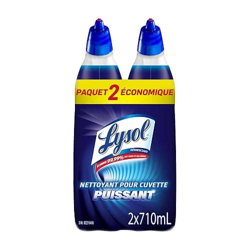 Lysol® Disinfectant Toilet Bowl Cleaner Power, (2 x 710 mL) = 1.42 L, Pack of 2, Cleaning, Disinfecting, and Stain Removal thumbnail 6