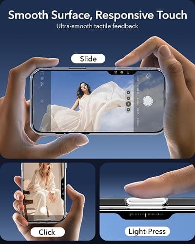 ESR for iPhone 16 Case, Camera Control, Compatible with MagSafe, Shockproof Military-Grade Protection, Magnetic Phone Case for iPhone 16, Classic Hybrid Case (HaloLock), Clear thumbnail 5