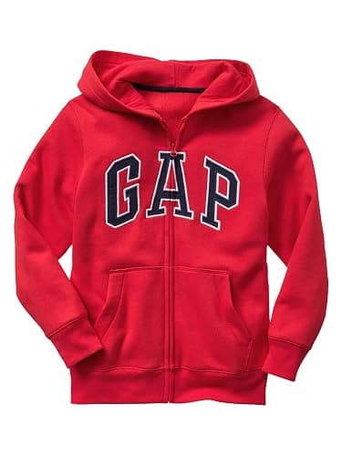 GAP Logo Hoodie Hooded Full Zip Sweatshirt - Image 1