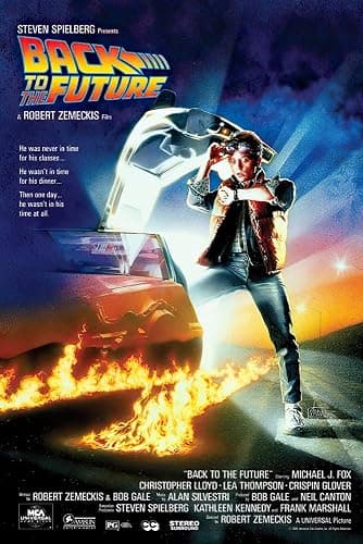 80's Favorite Movies - Back To The Future - Movie Poster (Regular Style) (Size: 24" x 36") - Image 1
