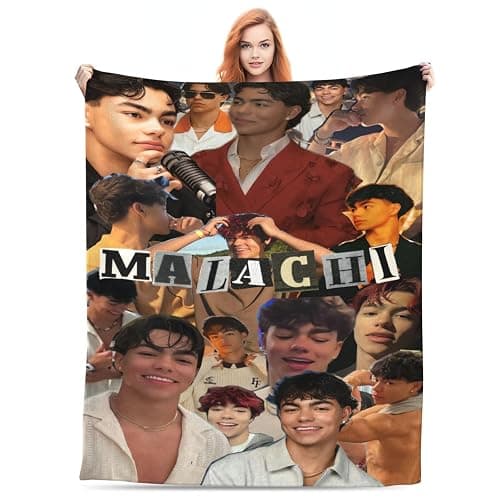 Malachi Barton Super Soft Plush Throw Blanket – Lightweight Warm Cozy Blanket for Sofa, Couch, Bed, Room Decor, Gift for Fans Women Men Kids - Image 1