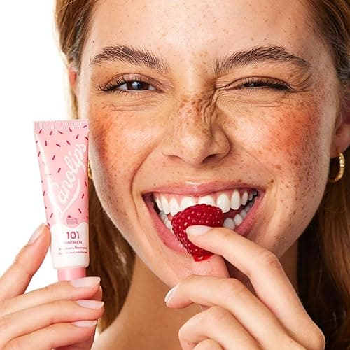 Lanolips 101 Ointment - Lanolin Lip Balm for Smooth, Hydrated & Healthy Lips - Multipurpose Lip Ointment with Lanolin Oil for Dry Lips, Cuticles & More - Raspberry Shortcake (0.52 oz) thumbnail 7