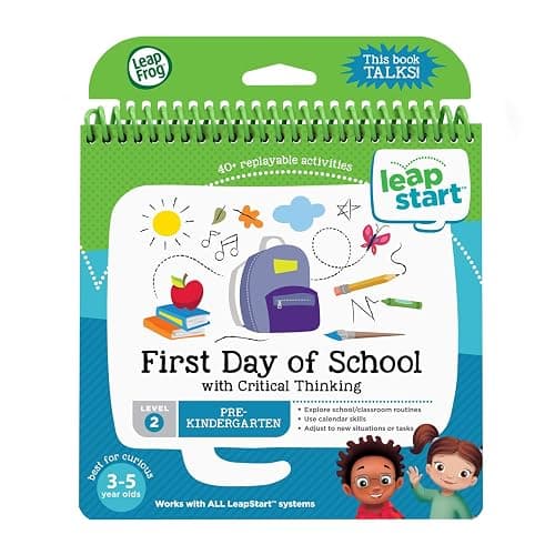 LeapFrog LeapStart First Day of School and Critical Thinking Book - Image 1