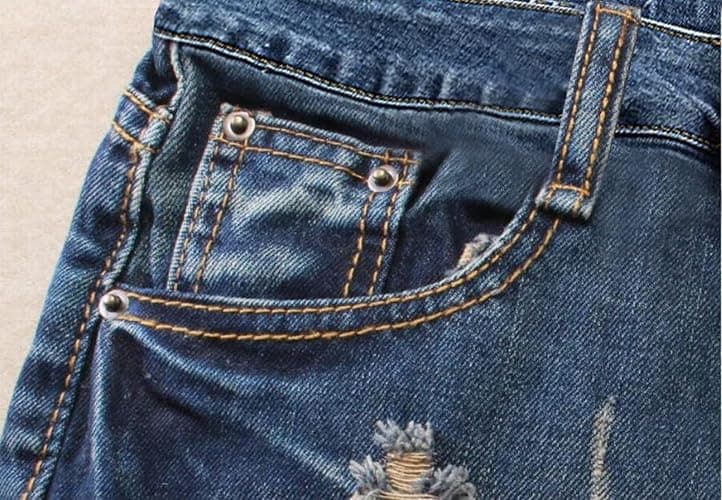 Fensajomon Women's Low Rise Summer Ripped Distressed Frayed Denim Shorts Sexy Jean thumbnail 4