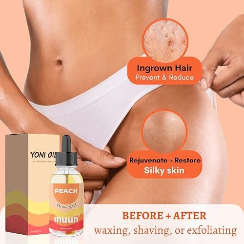 Muun Peach Yoni Oil for Dryness, After-Shave Oil Ingrown Hair Intimate thumbnail 4