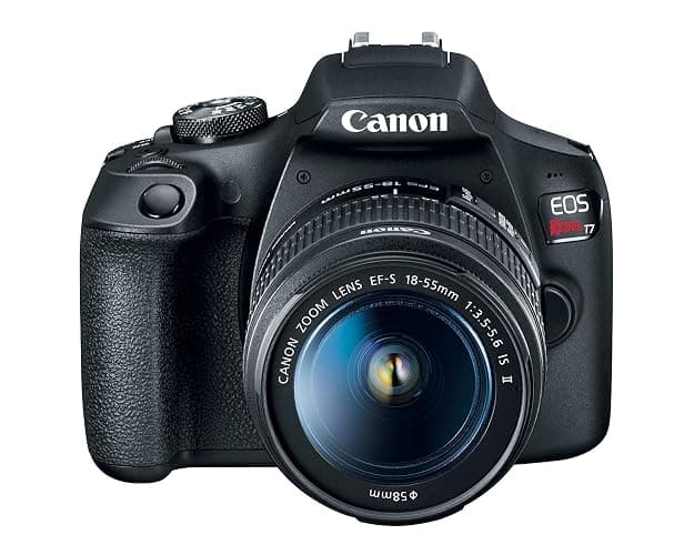 Canon EOS Rebel T7 DSLR Camera with 18-55mm Lens (Black) (Renewed) thumbnail 2
