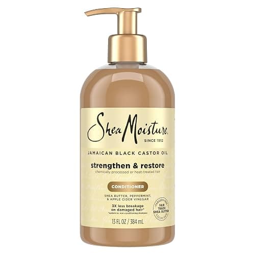SheaMoisture Jamaican Black Castor Oil Strengthen & Restore Conditioner, 13 fl oz (384 ml) - Image 1