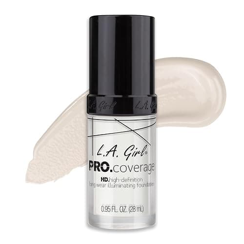L.A. Girl Pro Coverage Liquid Foundation, White, 0.95 Fl Oz thumbnail 3