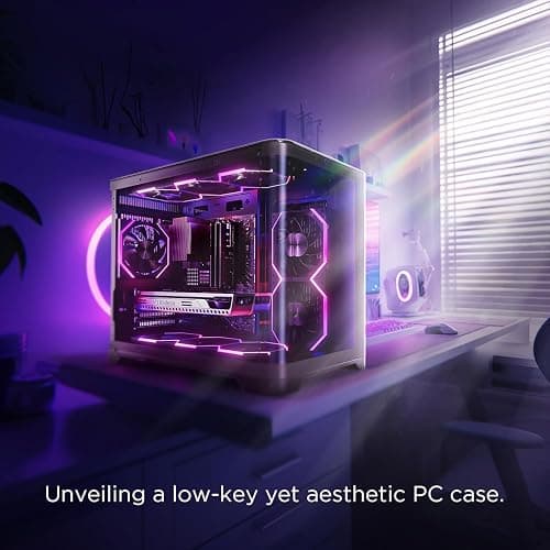 AsiaHorse NYOTA Reverse Blade 120mm ARGB PC Case Fan 3 Pack Intake Fan HDB Bearing 2000 RPM 61.5 CFM 4Pin PWM 5V 3Pin ARGB Black thumbnail 7