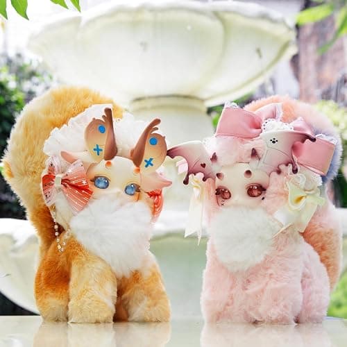 CALEMBOU Plush Doll Blind Box, Tutulong Fantasy Creatures Series Vinyl Plush Mystery Toys, Kawaii 1 of 6 Possible Stuffed Dolls Soft Anime Plushies Christmas Birthday for Girls (Magic Academy Series) thumbnail 6