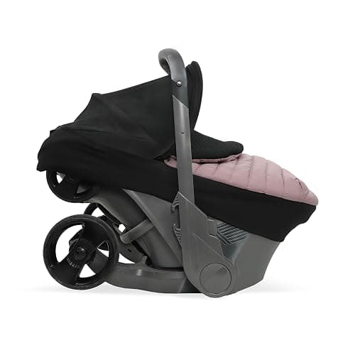 Little Unicorn Winter Car Seat Cover | Premium Insulated Fabric | Universal Fit & Easy to Install | Travel Bag Included (Mauve) thumbnail 4