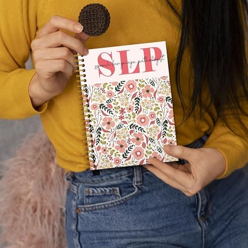 RUNMESS Slp Gifts Notebook Journal, Speech Therapy Language Pathologist Gifts, Speech Language Pathologist Notebooks for Work, Slp Journaling Notebooks for Women, Spiral Notebook,160 Pages thumbnail 6