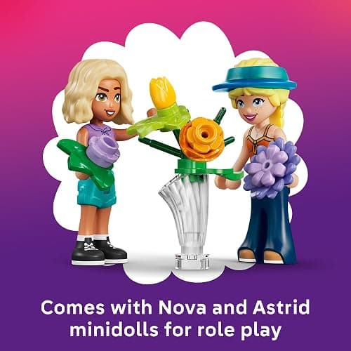 LEGO Friends Creative Flower Shop 42693 | Building Toys for Girls & Boys, Ages 7+, Toy Playset W/ 2 Minidolls, 377 pieces, Gift for Birthdays thumbnail 5