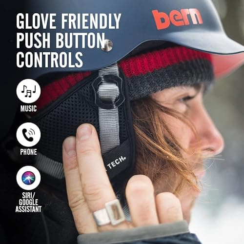 Outdoor Tech - Chips 3.0 Bluetooth Helmet Speakers - True Wireless Helmet Bluetooth Headphones for Skiing, Snowboarding, Mountain Biking, and Climbing thumbnail 4