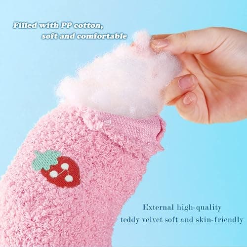 Whimsicalfox Cat Pillow for Indoor Cats, Ultra Soft Fluffy Cat Calming Pillow, Half Donut Cuddler with Cute Embroidery Pattern Providing Support of Pet Neck, Machine Washable thumbnail 4