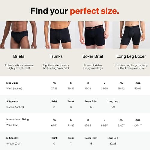 SAXX Underwear Co. Men's Underwear with Pouch Kinetic Light-Compression Mesh Long Leg thumbnail 5