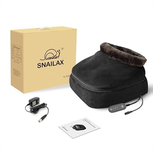 Snailax 2-in-1 Shiatsu Foot and Back Massager with Heat - Kneading Foot Warmer, Electric Feet Massage, Massagers for Back,Leg,Gifts for Women,Men thumbnail 8