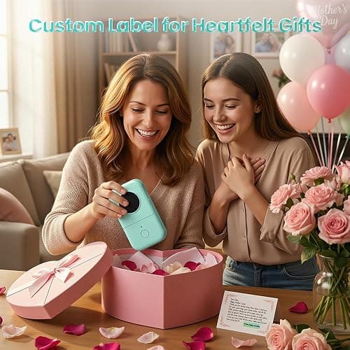 Phomemo Label Maker, D30 Portable Bluetooth Label Maker Machine with Tape, Small Mini Label Printer, Multiple Templates Fonts Icon Labeler for Home, School, Office thumbnail 5