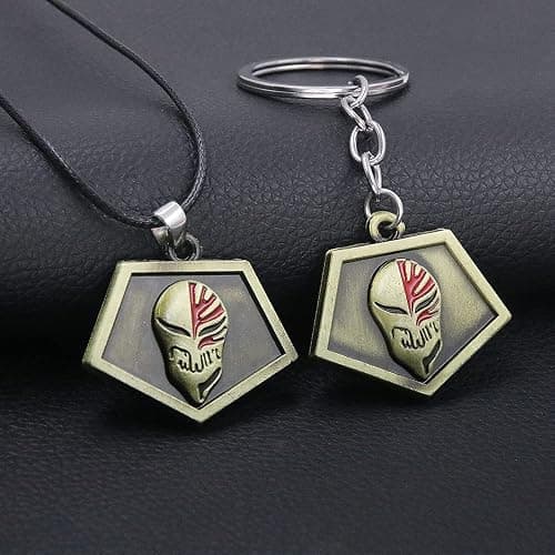 Kbtany Ichigo Soul Reaper License Keychain - Uryuu Quincy Cross Necklace & Bankai Zangetsu Charm - Anime Gift for Men Women thumbnail 8