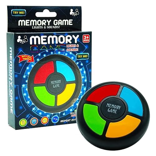 Gelabur Handheld Memory Games for Kids Ages 4-8, Light Up Electronic Toys, Car Travel Board Games for Kids,Birthday Gifts for 3-12 Year Old Boys - Image 1