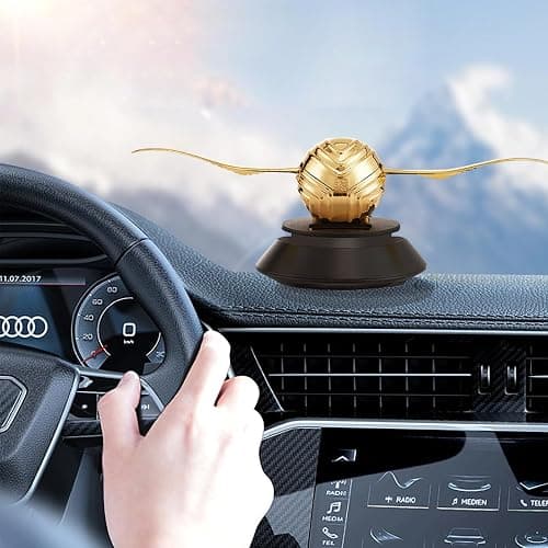 MAJESTY`S SECRET PHEROMAX Solar Car Air Freshener Diffuser, Odor Eliminator for Vehicle Scenting Device, Long Lasting Scent for Auto, Automotive Accessories Interior Scent Diffuser (gold) thumbnail 2