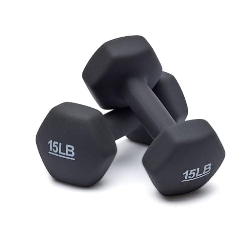 Amazon Basics Neoprene Dumbbell Hand Weights for Exercise and Muscle Toning thumbnail 2