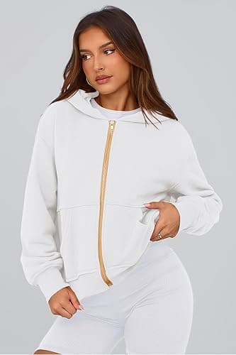 PRETTYGARDEN Hoodies for Women Sweatshirt Zip Up Hoodie Fall Fashion 2025 Trendy Long Sleeve Jackets Winter Clothing Outfits thumbnail 7