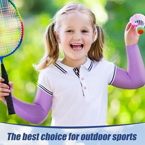 Mepase 14 Pairs Arm Sleeves for Kids UV Sun Protection Cooling Arm Compression Cover Boy Girl Toddler Sport Football thumbnail 6