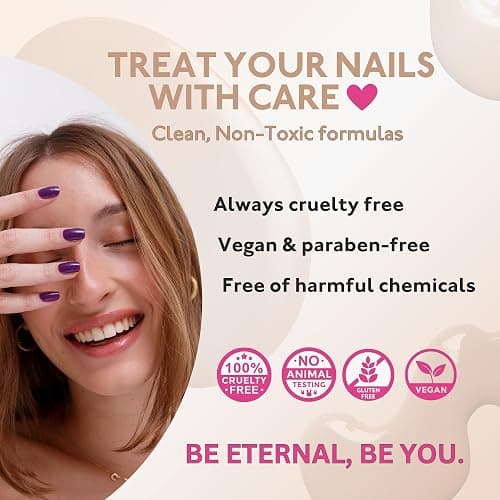 Eternal Nude Nail Polish Set for Women (WILD NUDES) - Brown Nail Polish Set for Girls | Long Lasting & Quick Dry Nail Polish Kit for Home DIY Manicure & Pedicure | Made in USA, 13.5mL (Set of 4) thumbnail 7