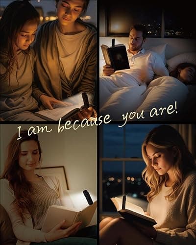 HEMONNKAM Book Reading Light, Rechargeable Clip on Booklight, Eye Caring 3 Color Temperatures & 5 Brightness Levels, Night Use for Bed, Long Lasting, Reading at Night in Bed, Mystic Black thumbnail 9
