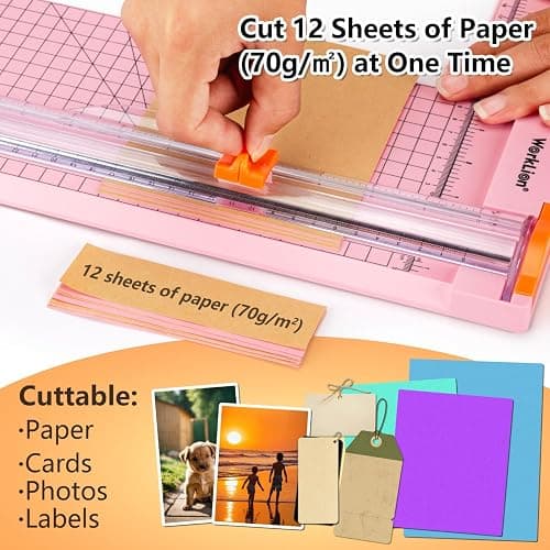 WORKLION Straight Paper Cutter For crafting thumbnail 5