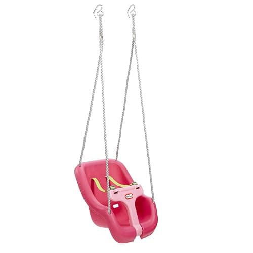 Little Tikes 2-in-1 Snug 'n Secure Swing Magenta - Image 1