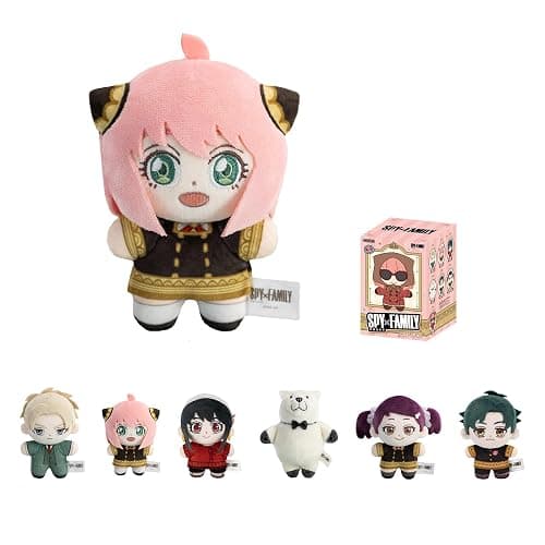 POP MART SPY × FAMILY Character Series Plush Blind Box Figures, Anime Random Design Action Figures Collectible Toys Home Decorations, Gift choice, Holiday Birthday Gifts for Girls and Boys, Single Box - Image 1