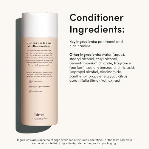 hims Thick Fix Shampoo & Conditioner Set - Saw Palmetto for Healthy Hair Growth & Thickening - Scalp Cleansing - Vegan, Sulfate-Free & Cruelty-Free - Eucalyptus Scent, 6.4 fl oz thumbnail 8