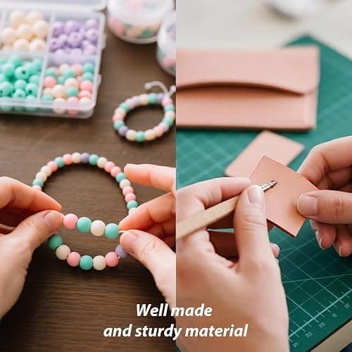 Angyape Women Boho Beaded Wallet Keychain Wristlet Wallet for Women Tassel Silicone Keychain Card Holder Small Purse Gifts thumbnail 5
