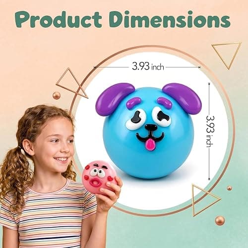 Smushers Squishy Curiosities - Ultra-Soft Slow Rising Stress Relief Toy for Adults, Cute Sensory Fidget Squeeze Toy, Stress Relief Desk Decor Gift（Blue） thumbnail 2