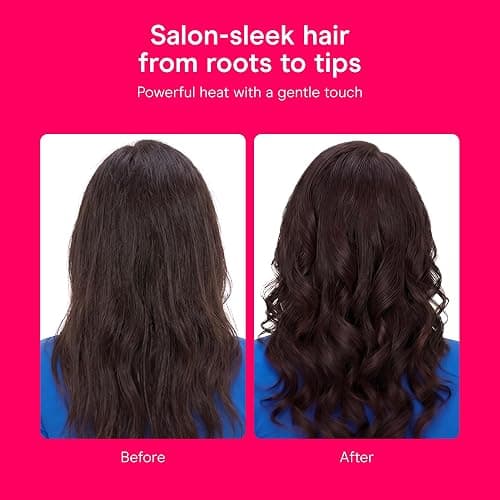 Conair Double Ceramic 1-In. Clamp-Free Curling Wand | Clamp-free double 1-in. ceramic wand styles crease-free beachy waves on short to long hair, White/Rose Gold, CD705L13 thumbnail 3