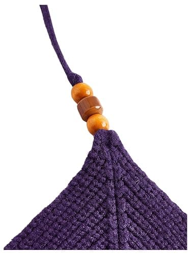 Verdusa Women's Y2k Halter Tops Gothic Clothes Summer Going Out Tops Crochet Cami Tie Boho Cowgirl Outfits thumbnail 3