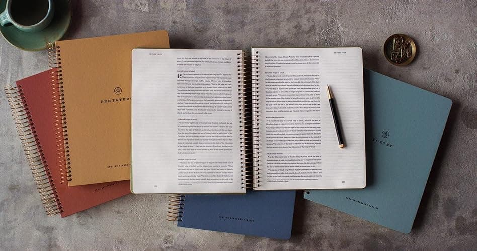 ESV Spiral-Bound Journaling Bible, Five-Volume Set (Hardcover): Holy Bible, English Standard Version thumbnail 9
