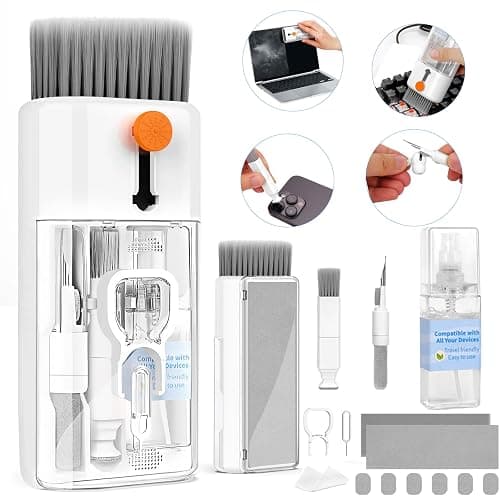 Keyboard Cleaner Laptop Cleaning Kit - All in One Computer Tech Cleaning Brush, Multi-Function Pc Accessories with Airpod Cleaning Kit, Electronic Laptop Screen Cleaner for MacBook, iPhone, Gaming - Image 1