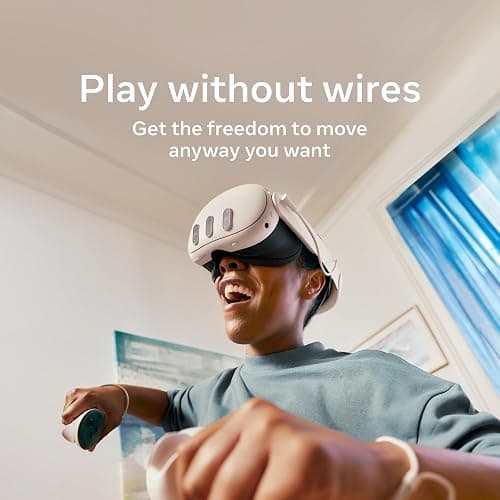 Meta Quest 3 512GB | VR Headset — Thirty Percent Sharper Resolution — 2X Graphical Processing Power — Virtual Reality Without Wires — Access to 40+ Games with a 3-Month Trial of Meta Horizon+ Included thumbnail 3