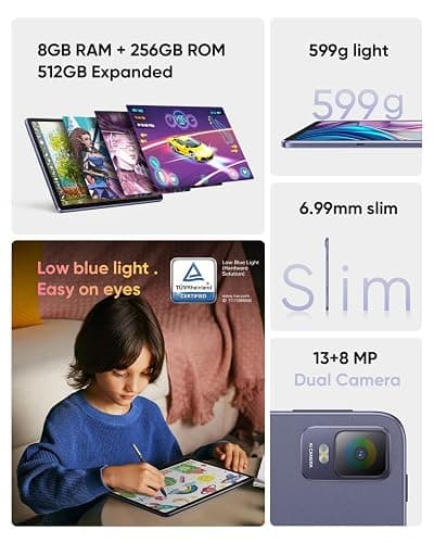 XPPen Standalone Drawing Tablet No Computer Needed Magic Drawing Pad with 16384 Pressure Levels X3 Pro Slim Pencil 12.2-inch Digital Art Tablet with Paper-Like Screen, 8GB + 256GB Portable for Artists thumbnail 6